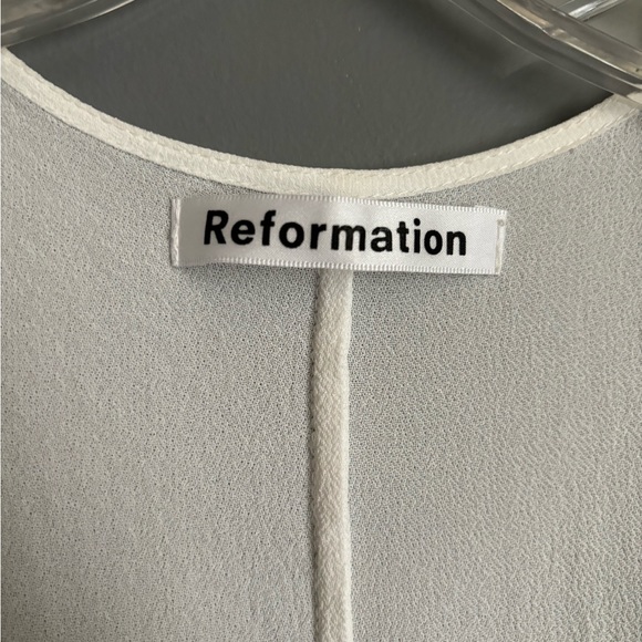 Reformation Garland Lace Trim Dress Womens Size 8 - Picture 6 of 6